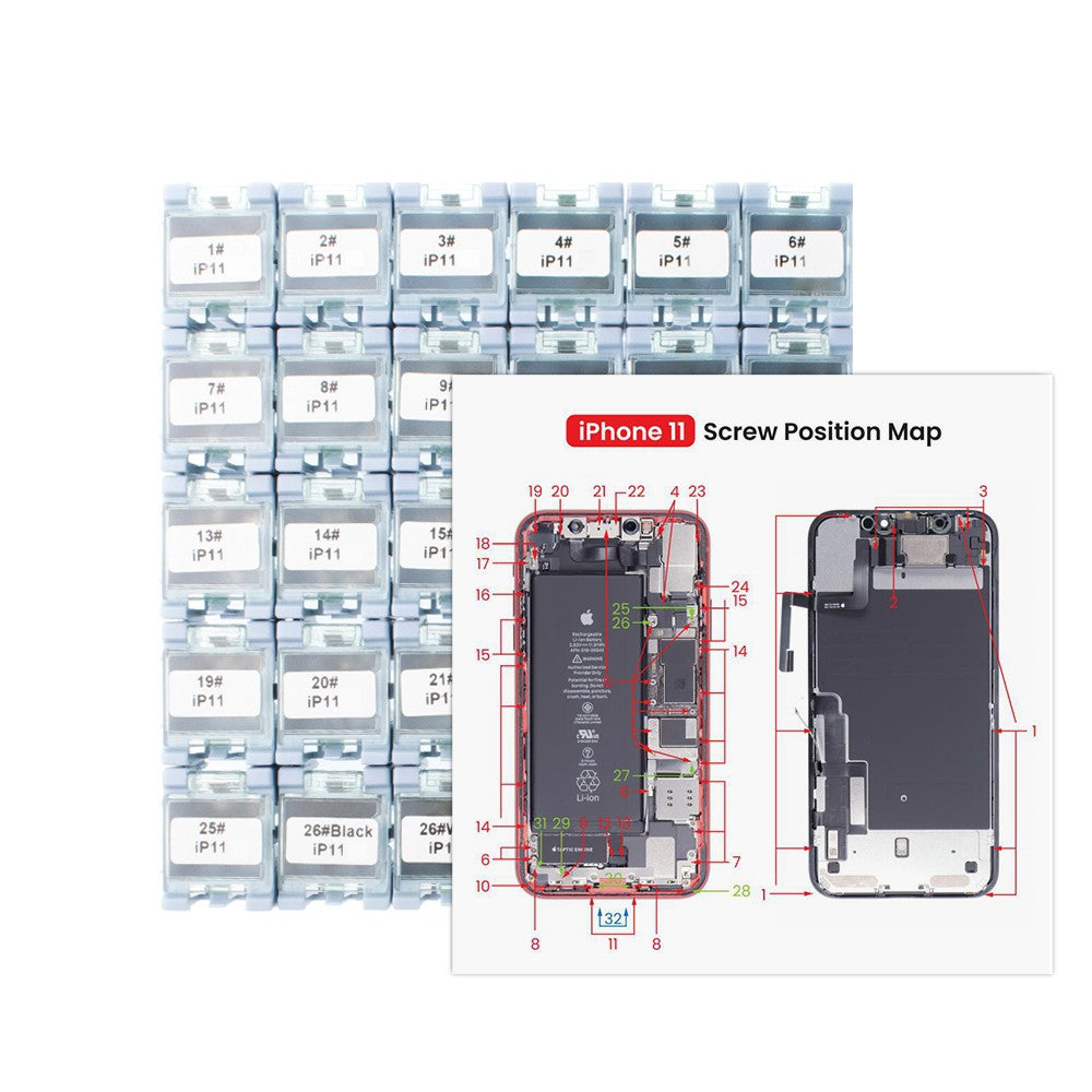 Full Set Screws Replacement Part for iPhone 11 Full Set Screws Replacement Part for iPhone 11